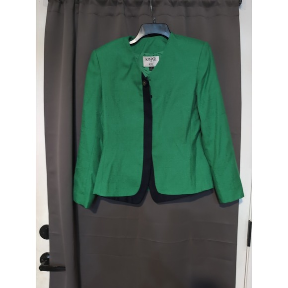 Kasper for A.S.L Women's Green Blazer, Vintage Size 6, Single Breasted,‎ Classic - Picture 1 of 8